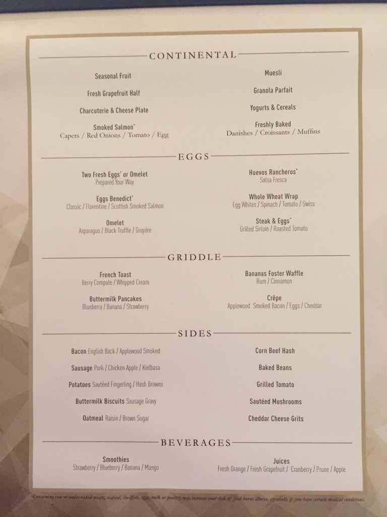 Luminae 14 days of menus Celebrity Cruises Cruise Critic Community